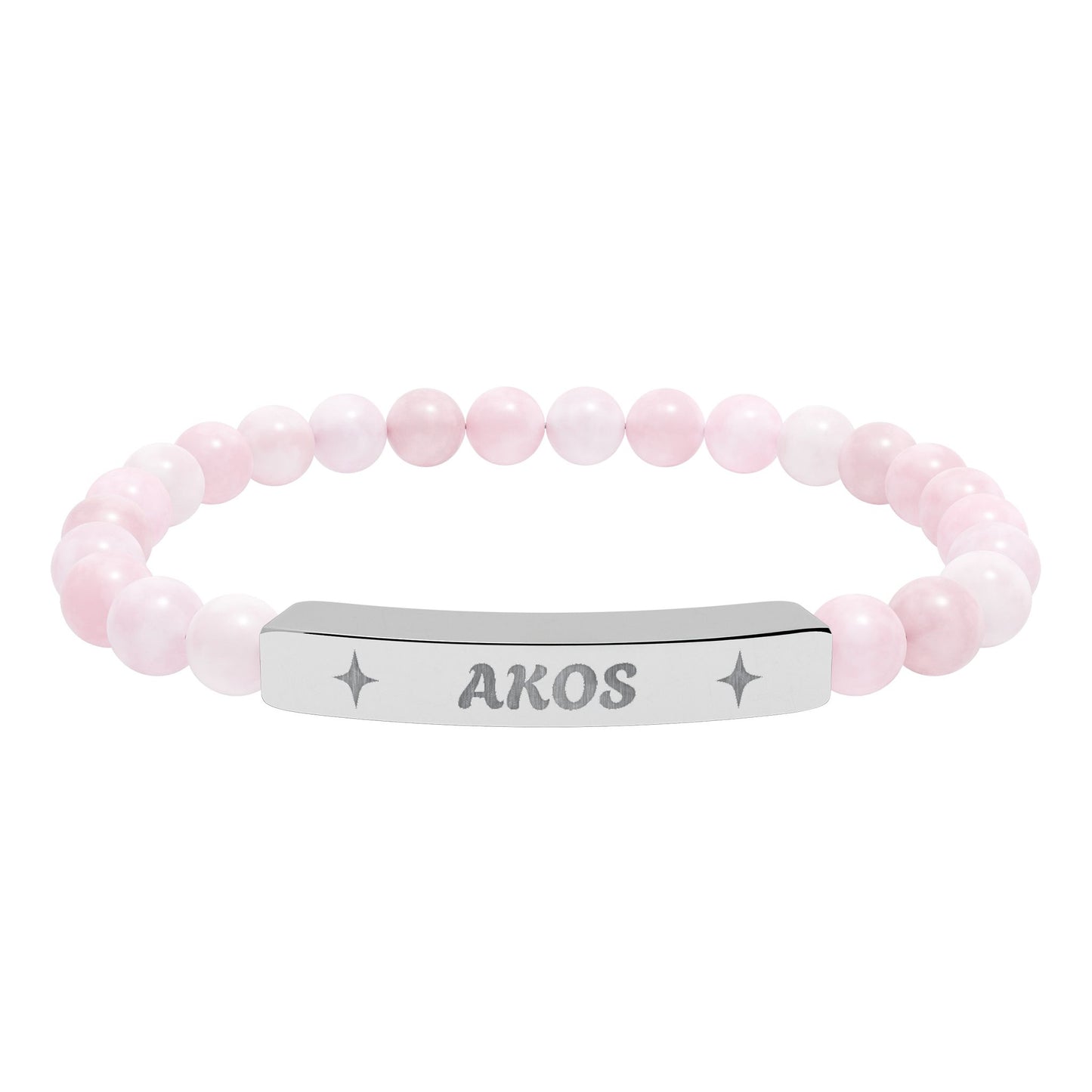 Akosua Engraving Stretch Bar Bracelet