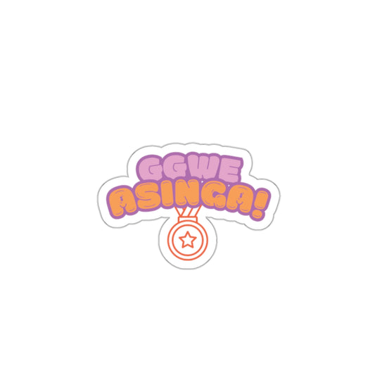 Ggwe Asinga Die-Cut Sticker