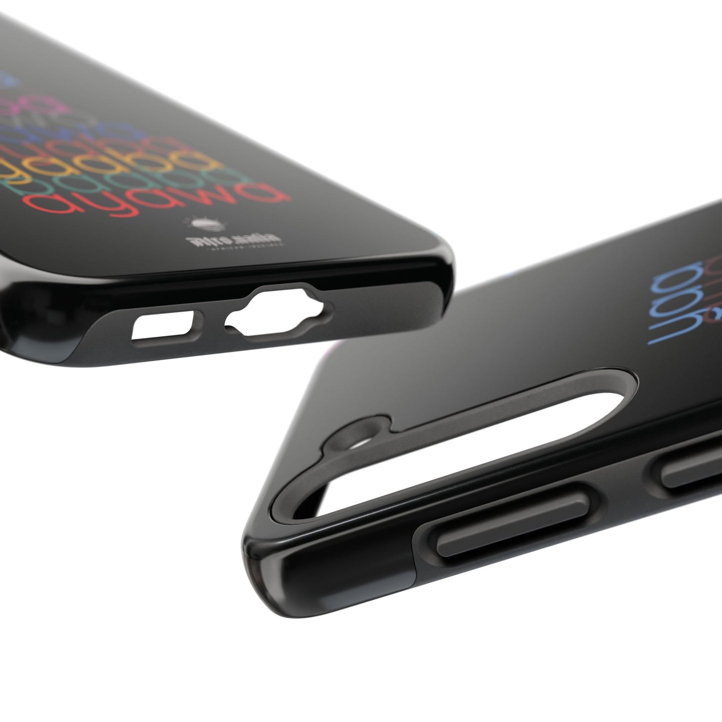 The Shapes of Yaa Black Tough Phone Cases