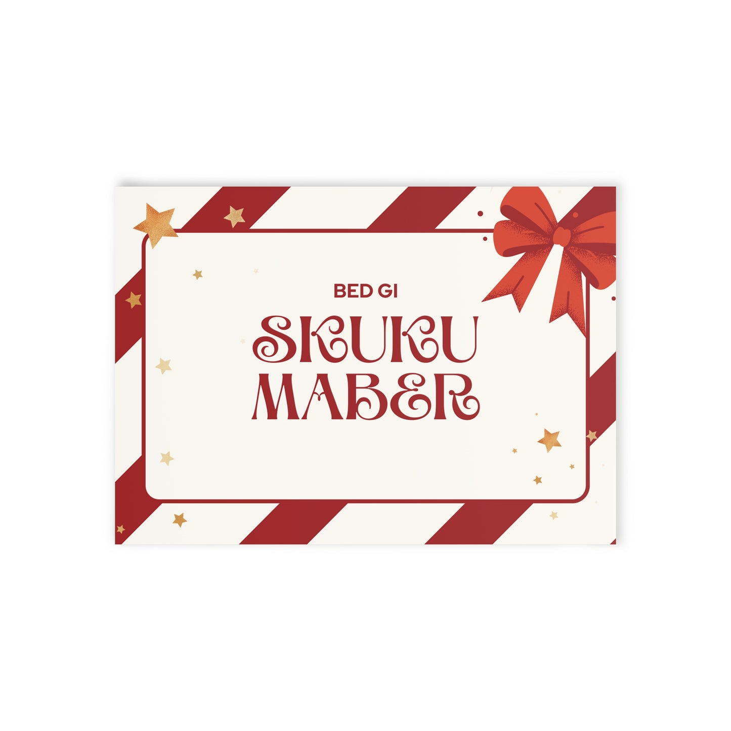 Skuku Maber Season's Greetings Card