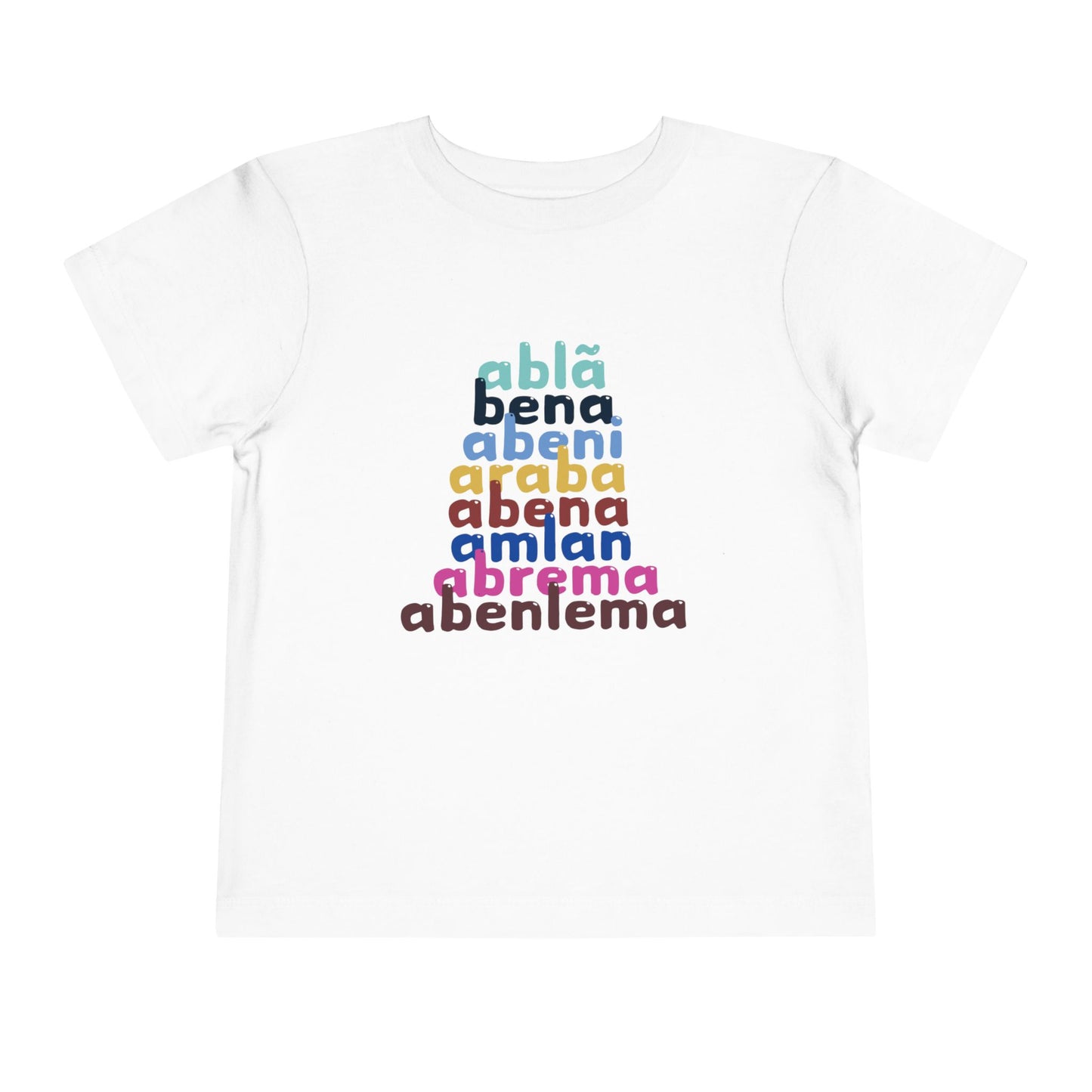 Different Shapes Of Abena Toddler Short Sleeve Tee