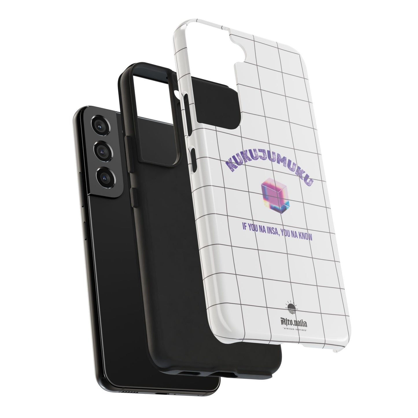 Kukujumuku Black Tough Phone Cases