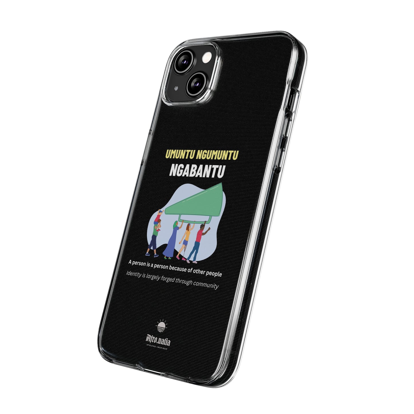 Umuntu Silicone iPhone Case