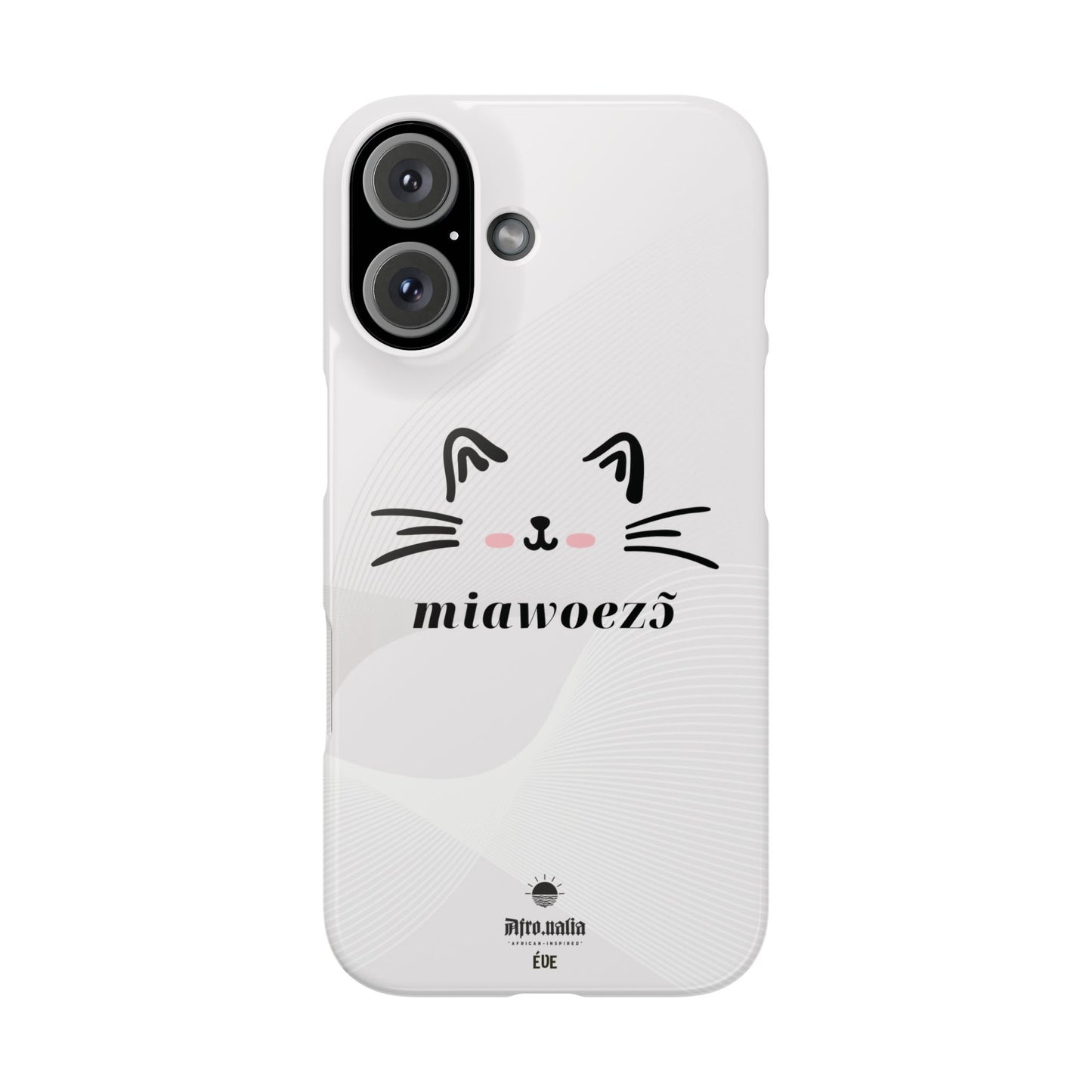 Miawoezo iPhone Slim Phone Cases