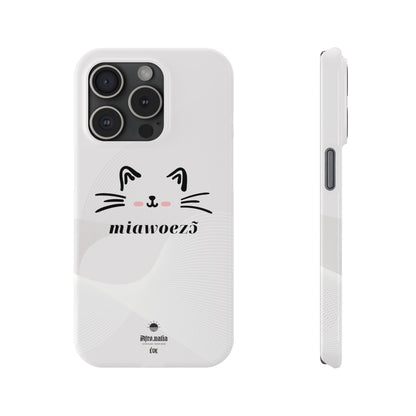 Miawoezo iPhone Slim Phone Cases
