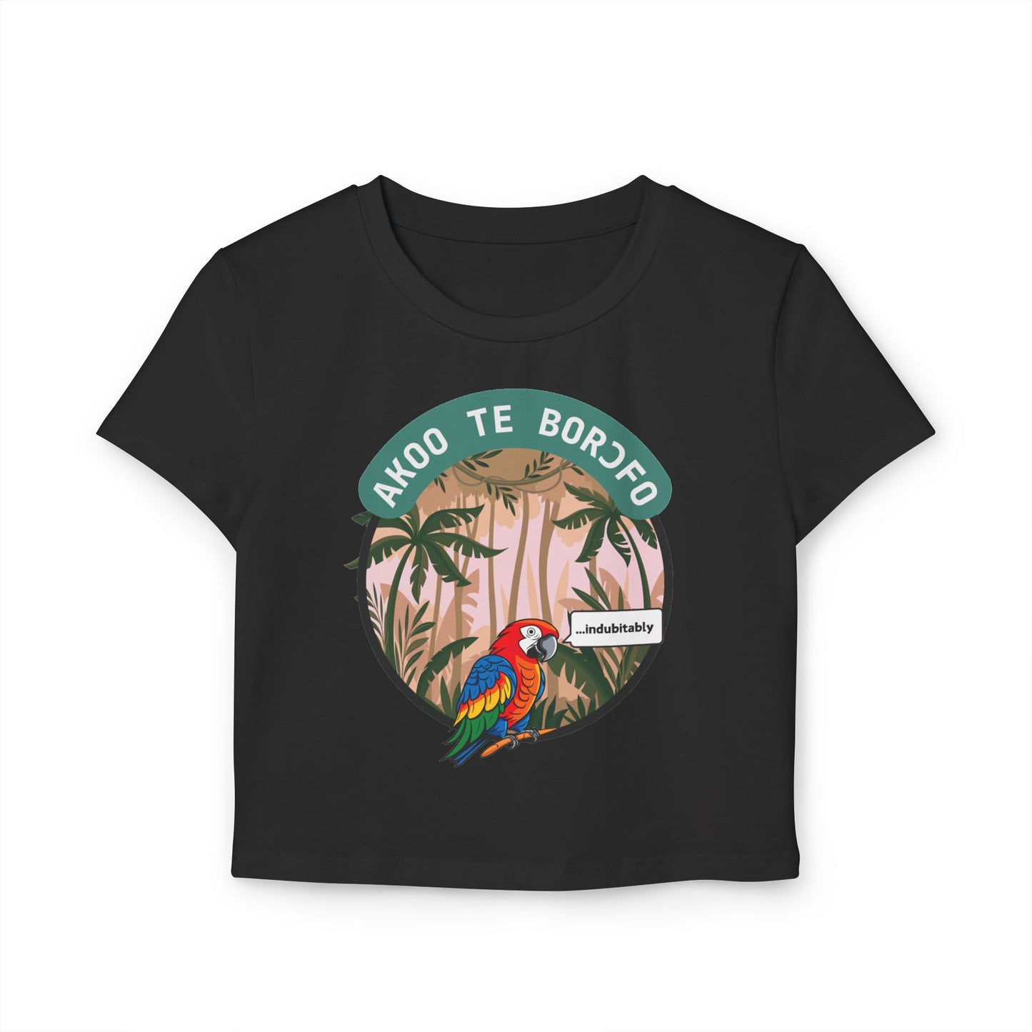 Akoo Te Borɔfo Cropped T-shirt