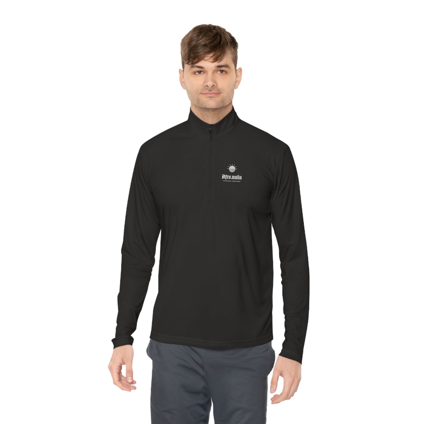 Afronalia Quarter-Zip Pullover