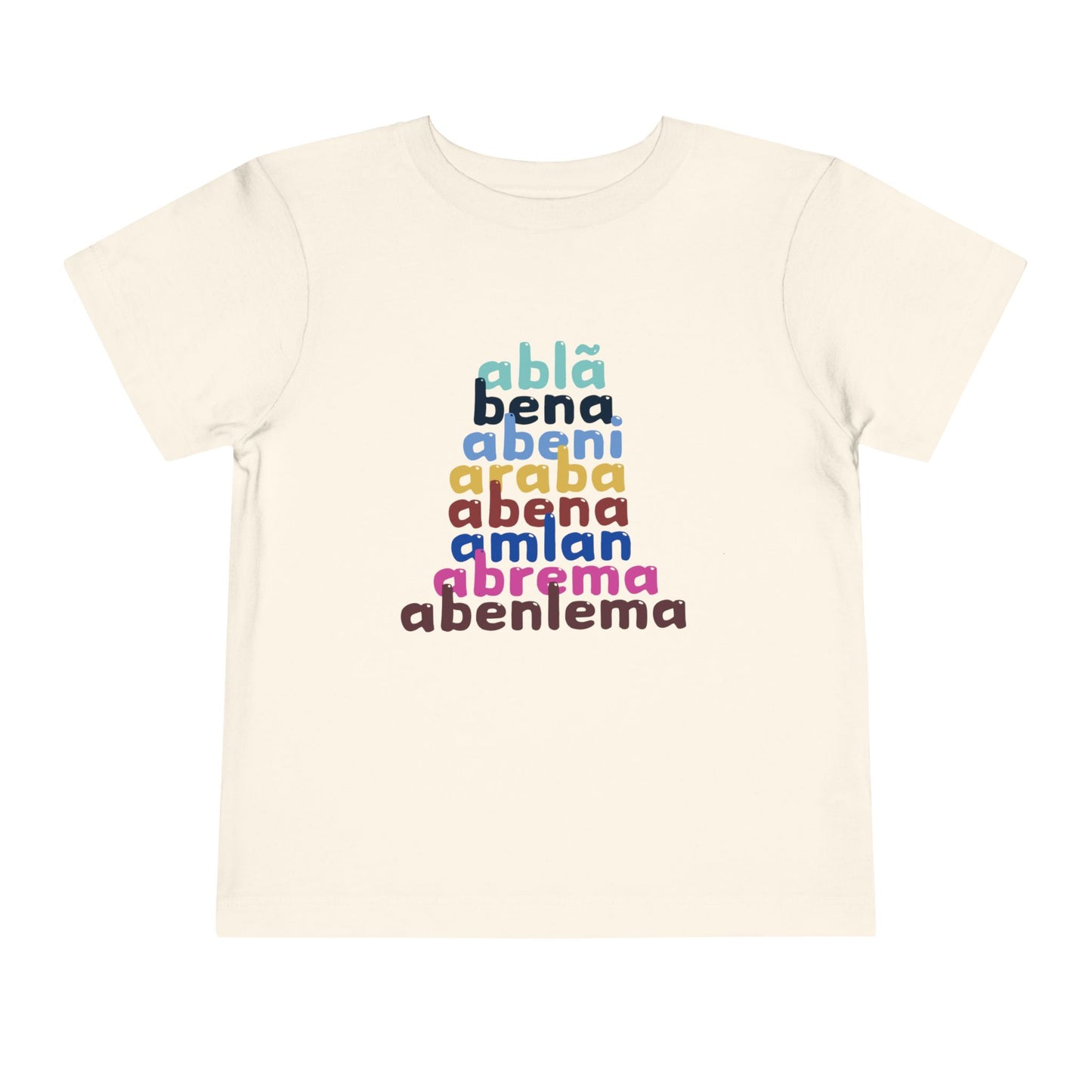 Different Shapes Of Abena Toddler Short Sleeve Tee