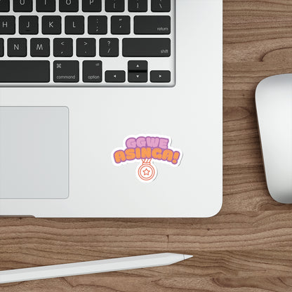 Ggwe Asinga Die-Cut Sticker