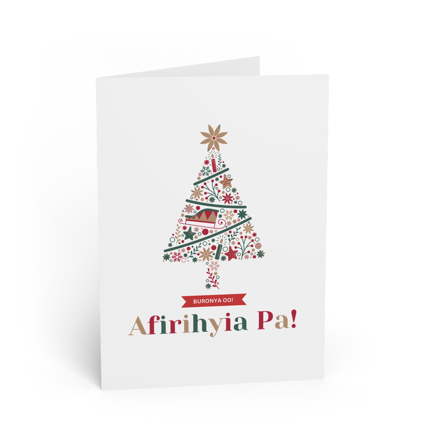 Afirihyia Pa Christmas Seasons Greetings Card