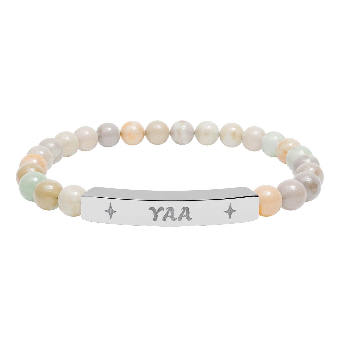 Yaa Stretch Bar Bracelet (Engraving)