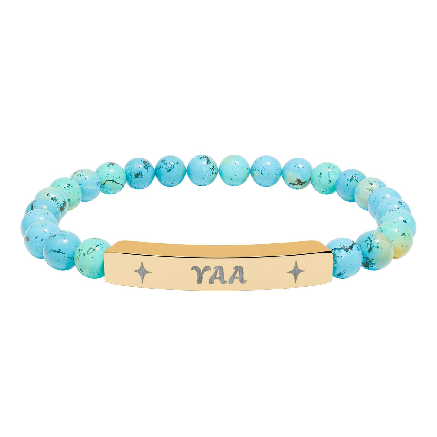 Yaa Stretch Bar Bracelet (Engraving)