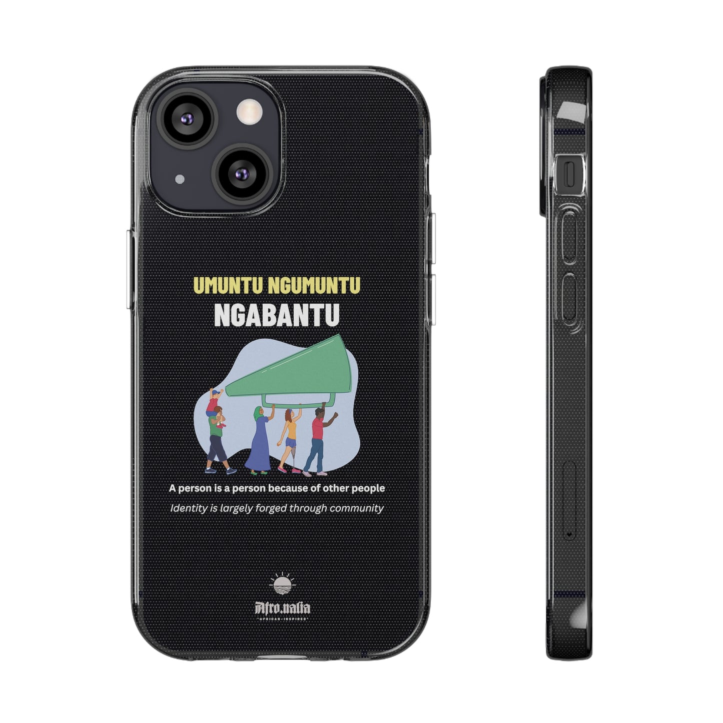 Umuntu Silicone iPhone Case