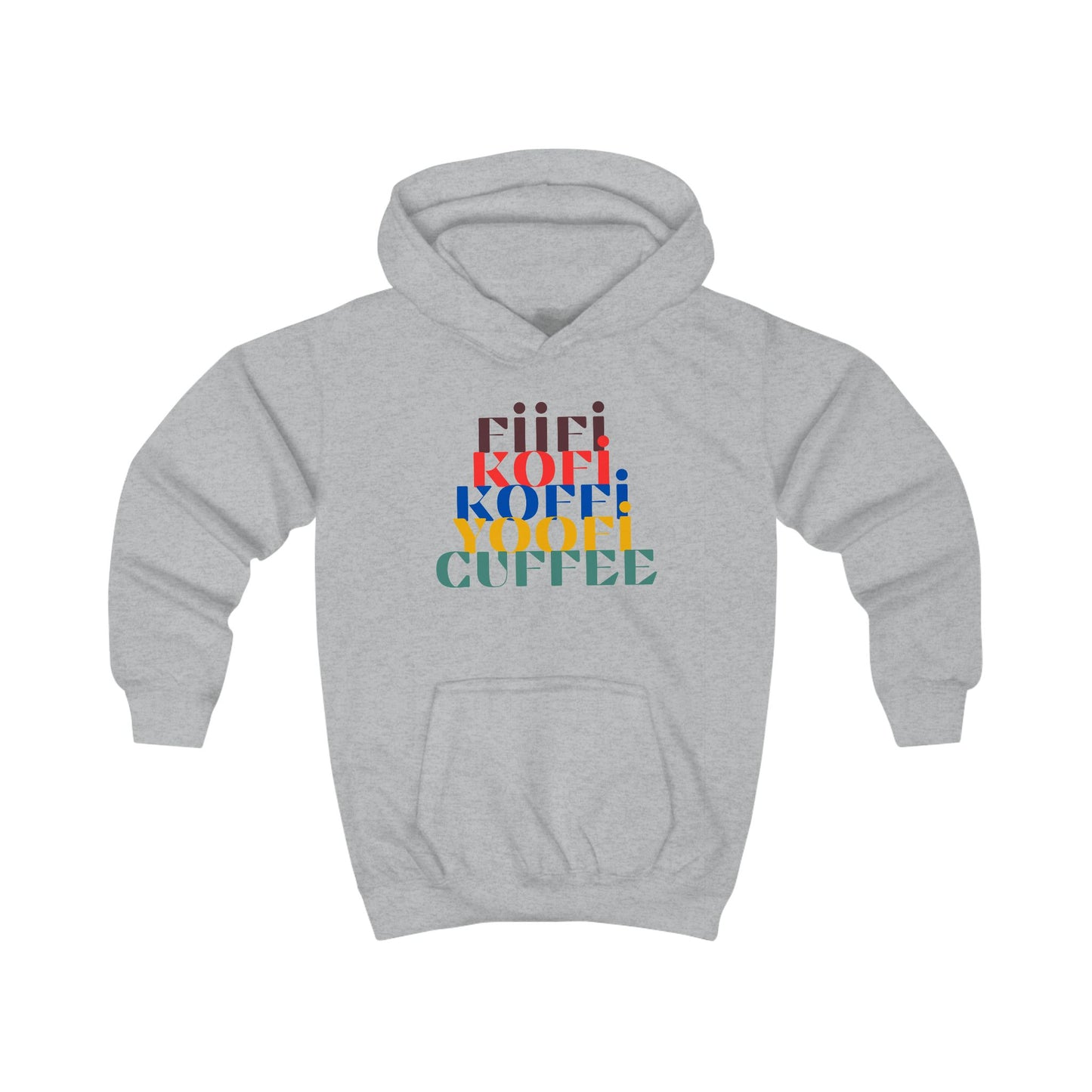 Different Shapes of Kofi Kids' Hoodie