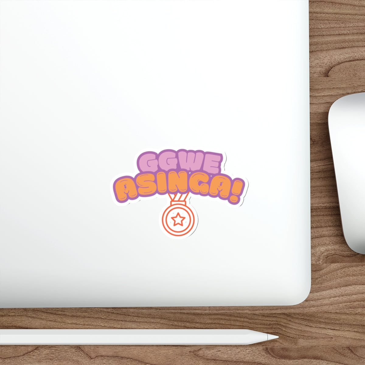 Ggwe Asinga Die-Cut Sticker