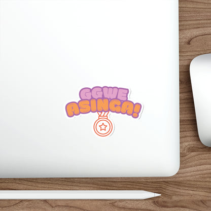 Ggwe Asinga Die-Cut Sticker