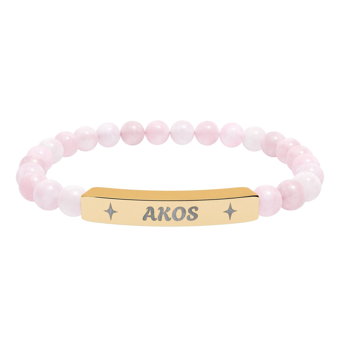Akosua Engraving Stretch Bar Bracelet