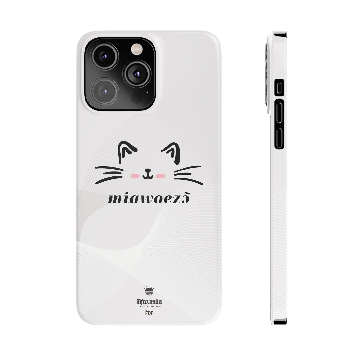 Miawoezo iPhone Slim Phone Cases