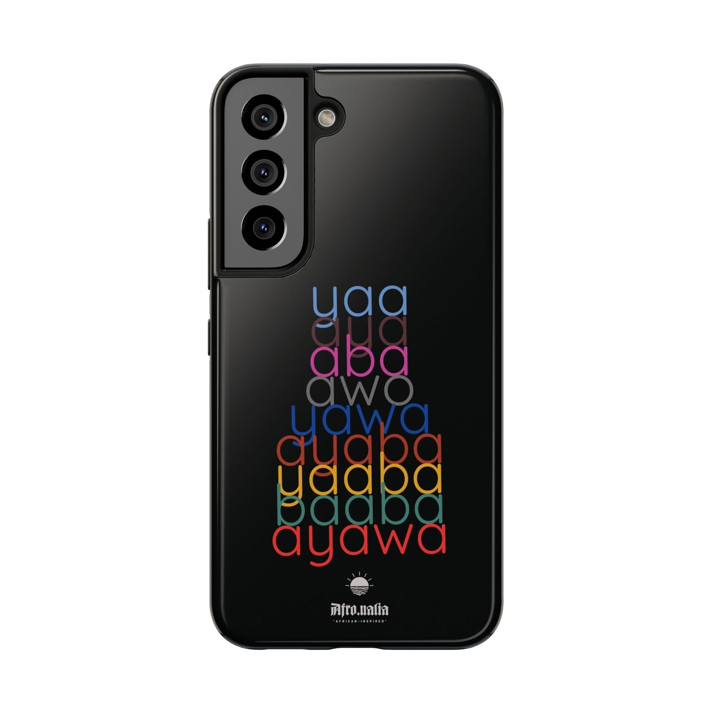 The Shapes of Yaa Black Tough Phone Cases