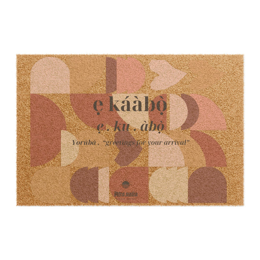 Ẹ Káàbọ̀ Doormat