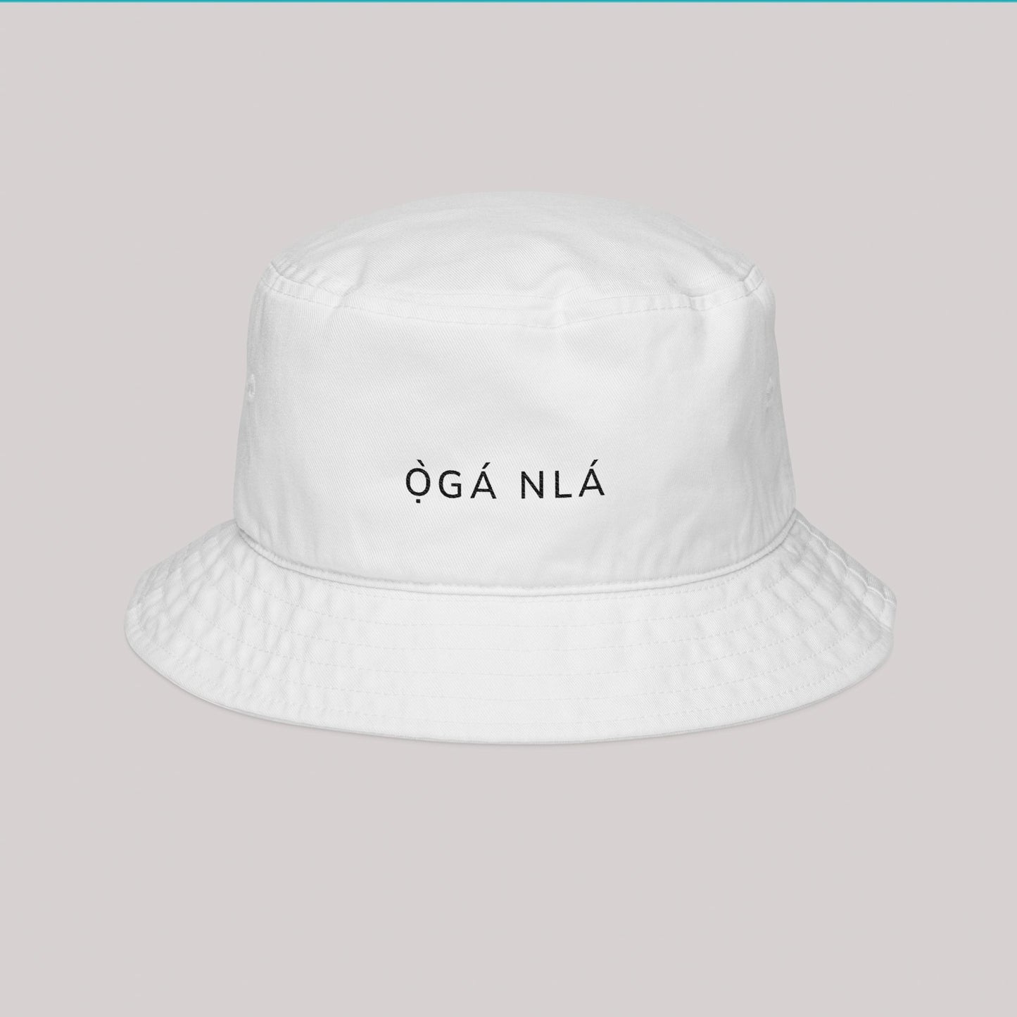 Oga Nla Embroidered Summer Bucket Hat