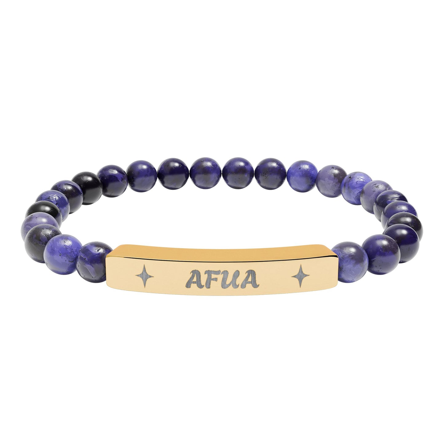 Afua Stretch Bar Bracelet (Engraving)