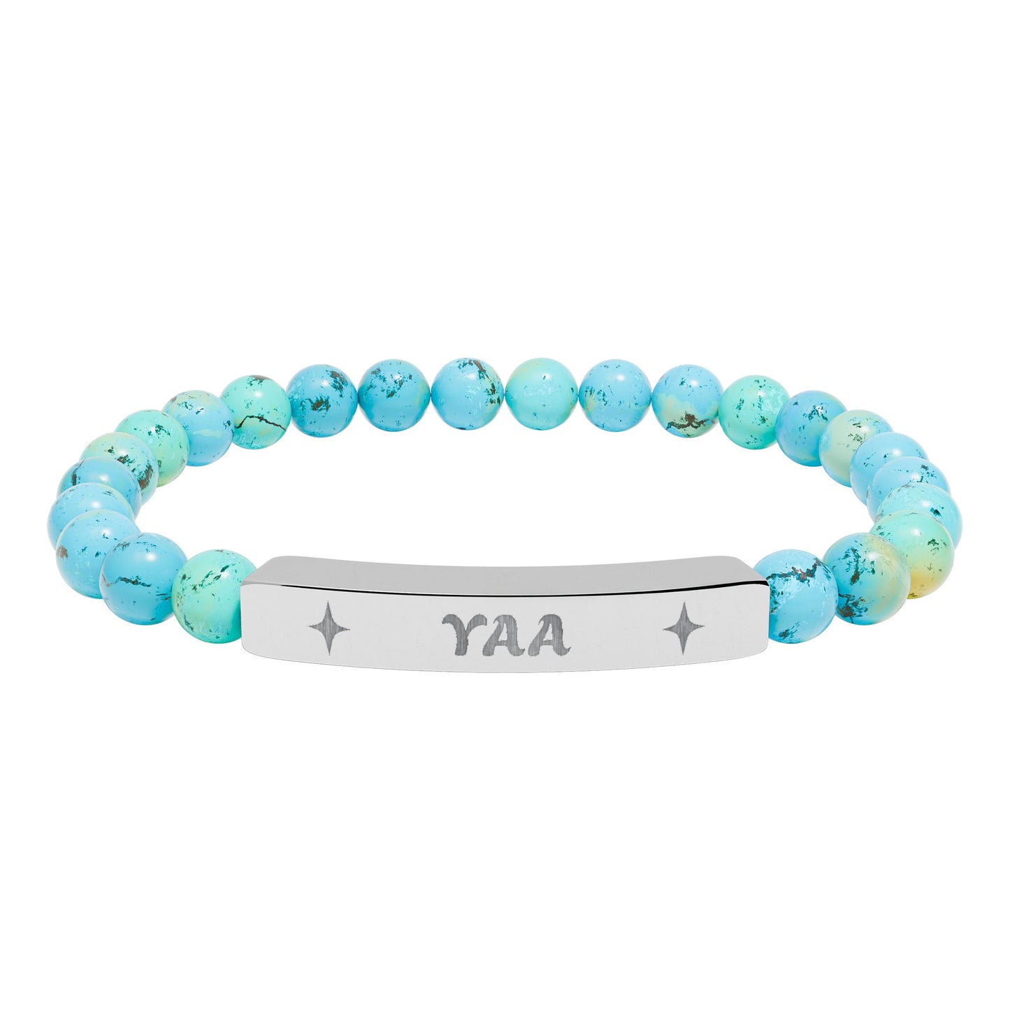 Yaa Stretch Bar Bracelet (Engraving)