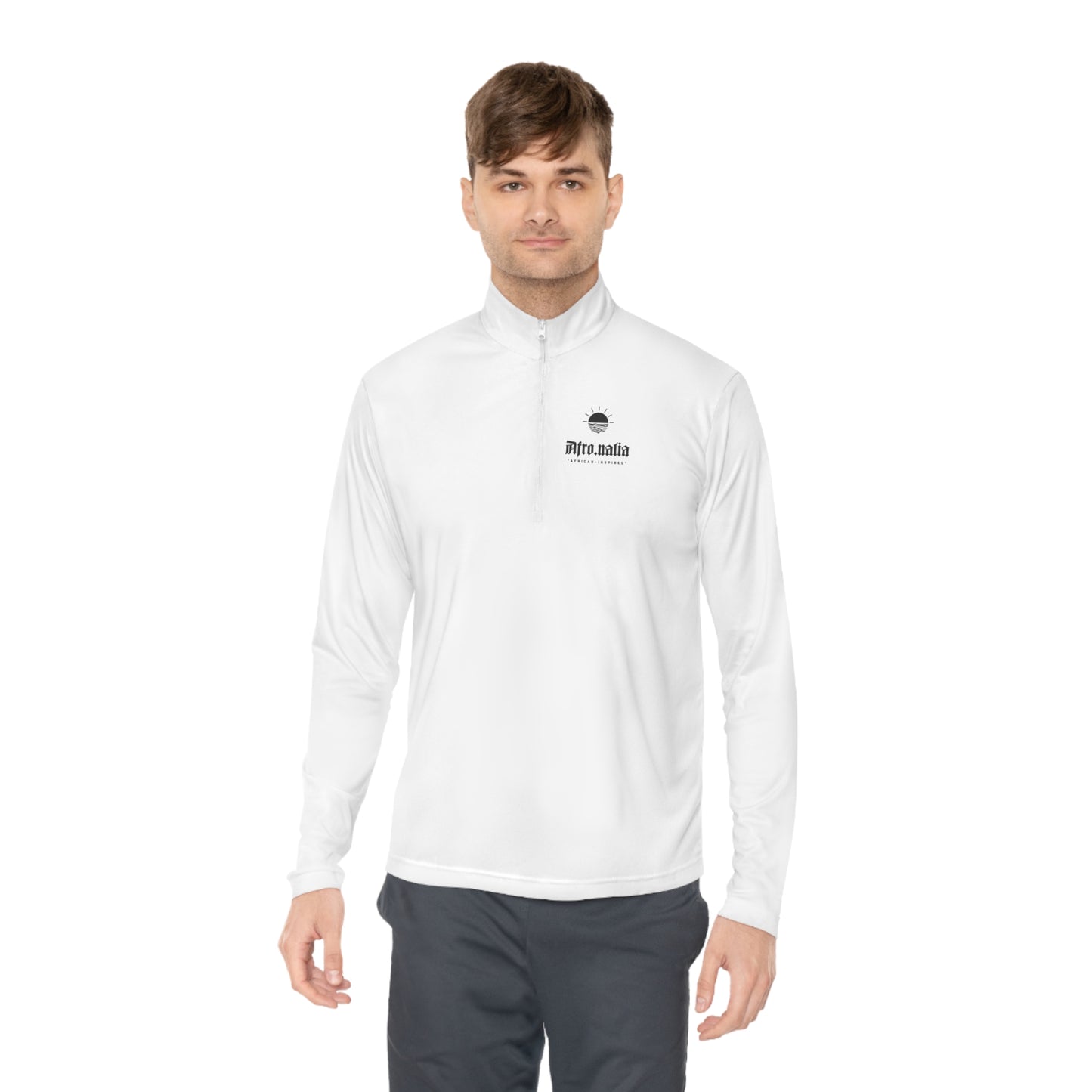 Afronalia Quarter-Zip Pullover