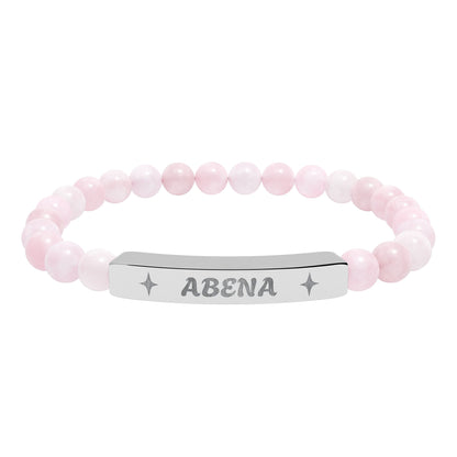 Abena Stretch Bar Bracelet (Engraving)