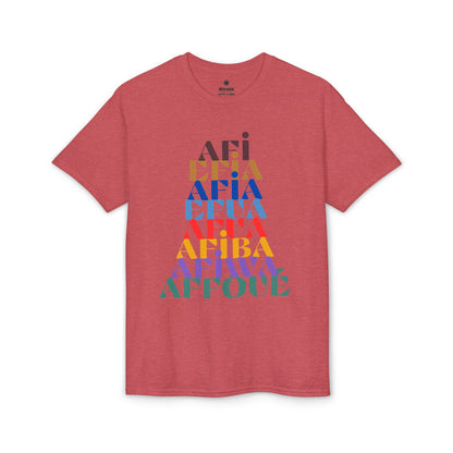 The Shapes of Afia T-Shirt