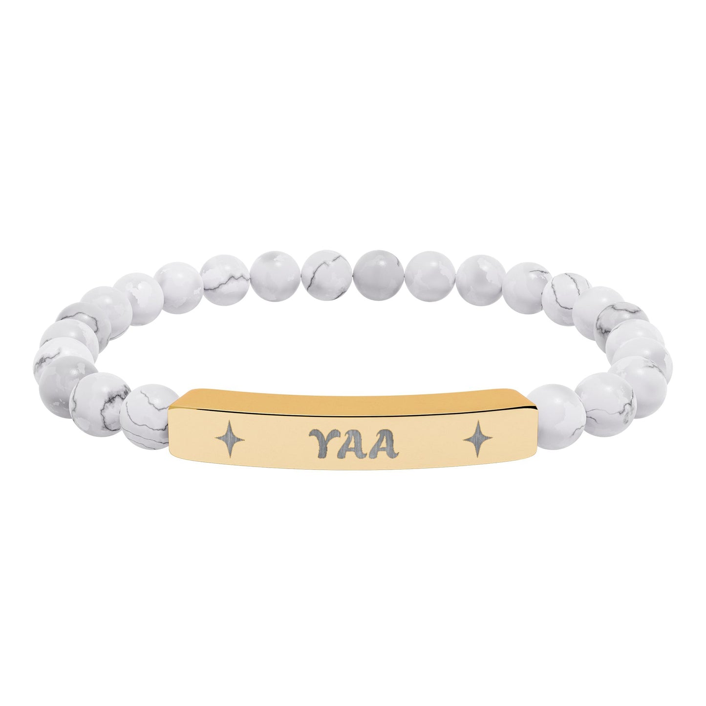 Yaa Stretch Bar Bracelet (Engraving)