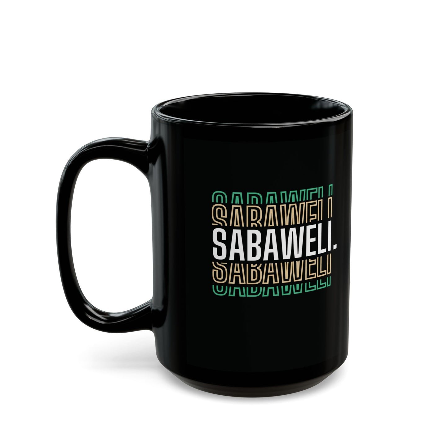 Sabaweli Black Mug