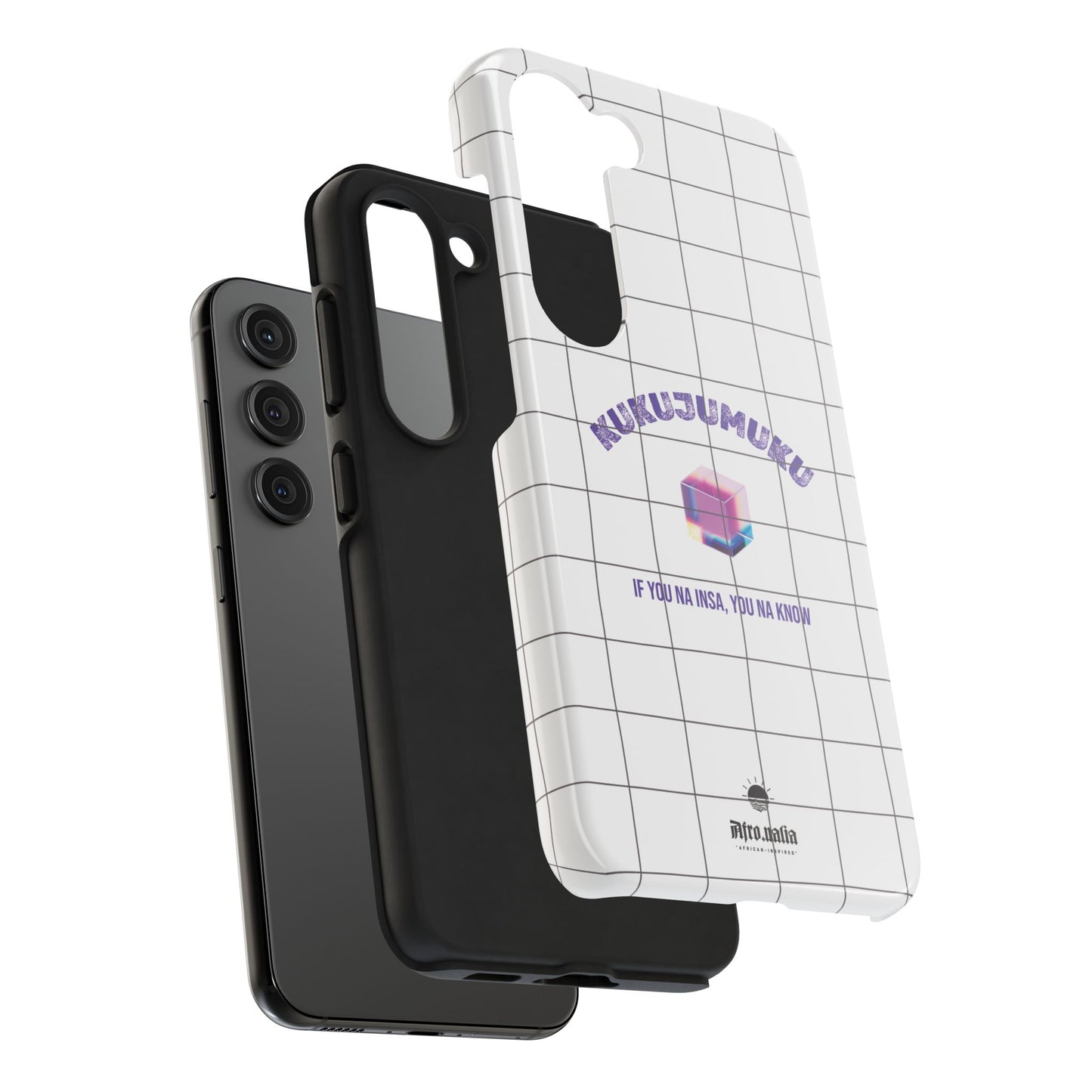 Kukujumuku Black Tough Phone Cases