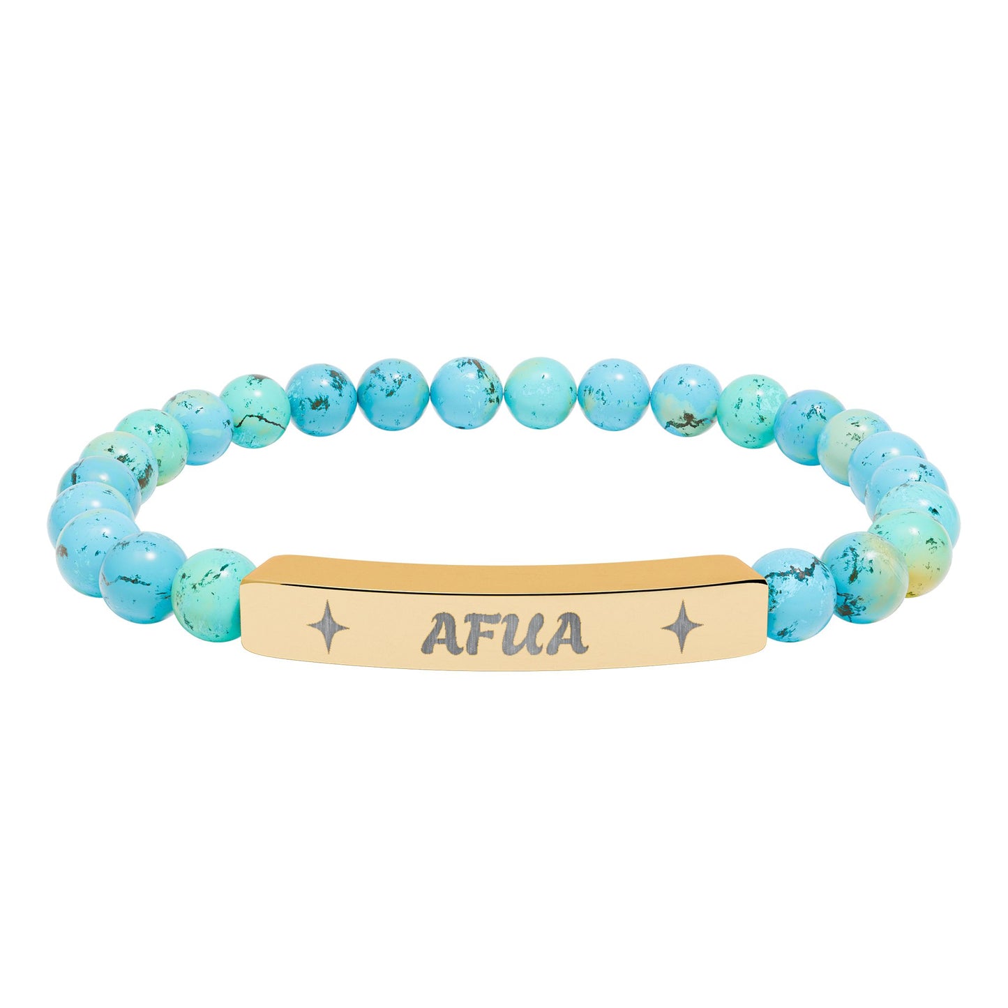 Afua Stretch Bar Bracelet (Engraving)
