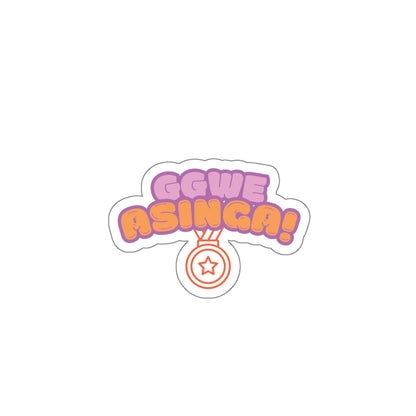 Ggwe Asinga Die-Cut Sticker