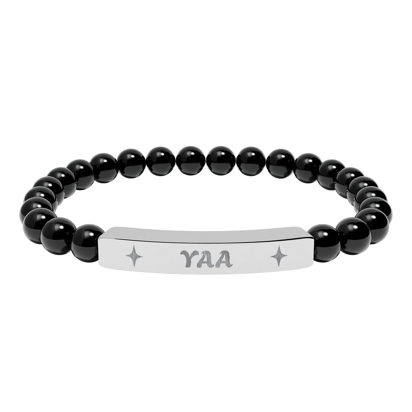 Yaa Stretch Bar Bracelet (Engraving)