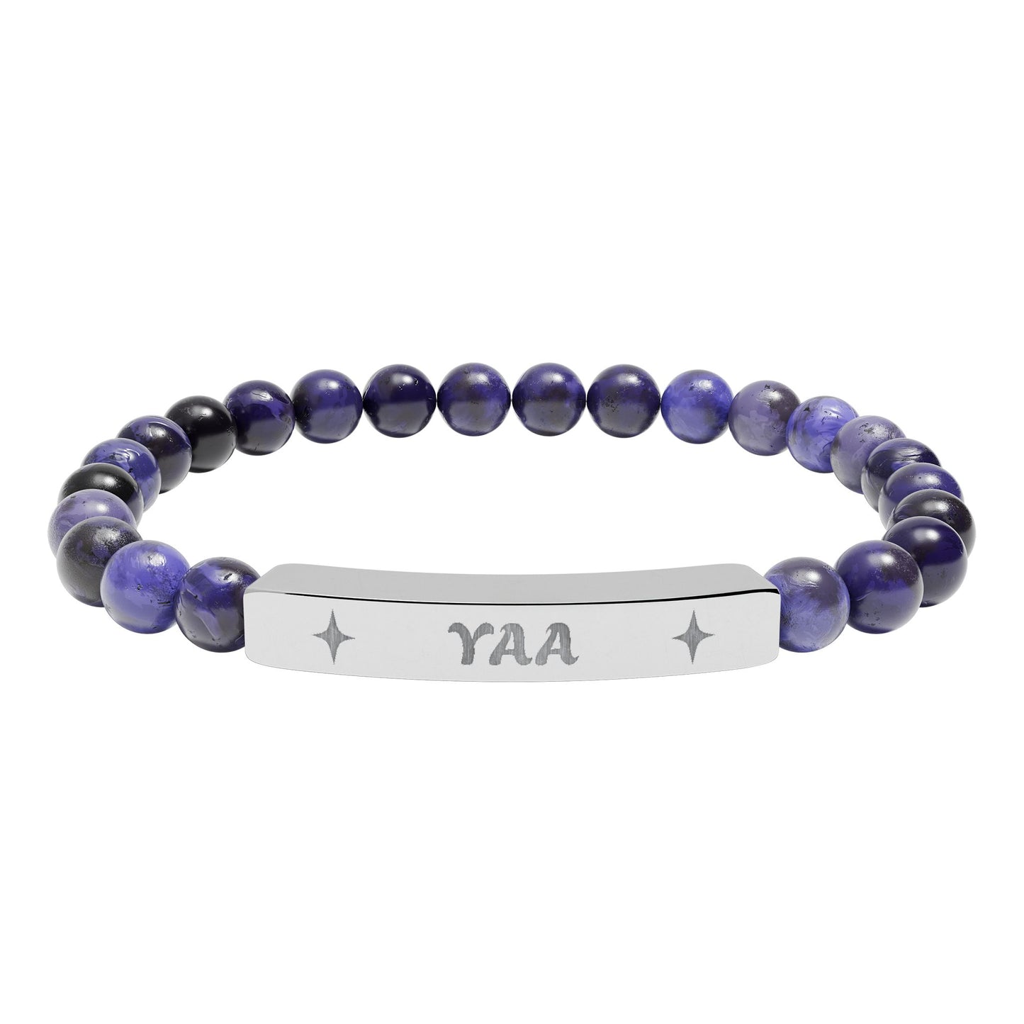 Yaa Stretch Bar Bracelet (Engraving)