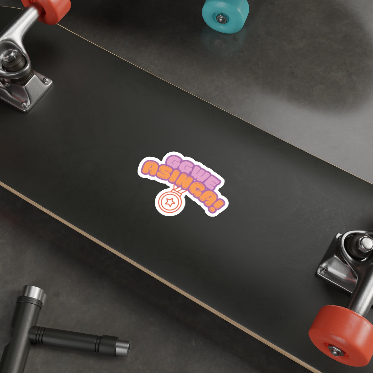 Ggwe Asinga Die-Cut Sticker