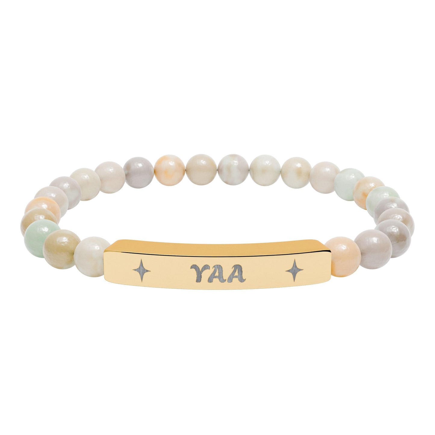 Yaa Stretch Bar Bracelet (Engraving)