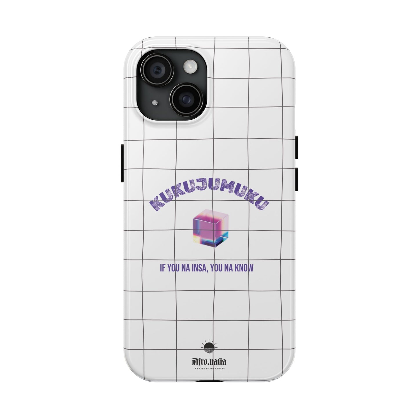 Kukujumuku Black Tough Phone Cases