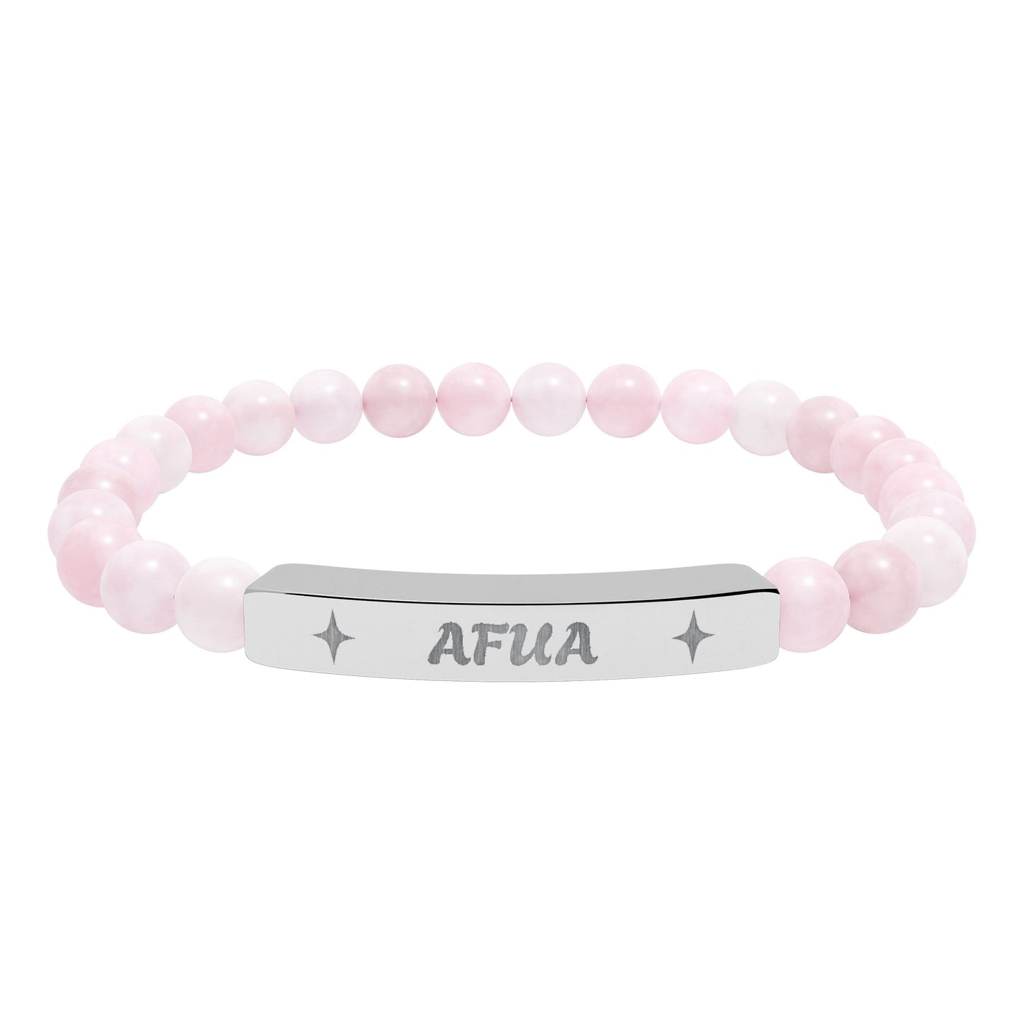 Afua Stretch Bar Bracelet (Engraving)
