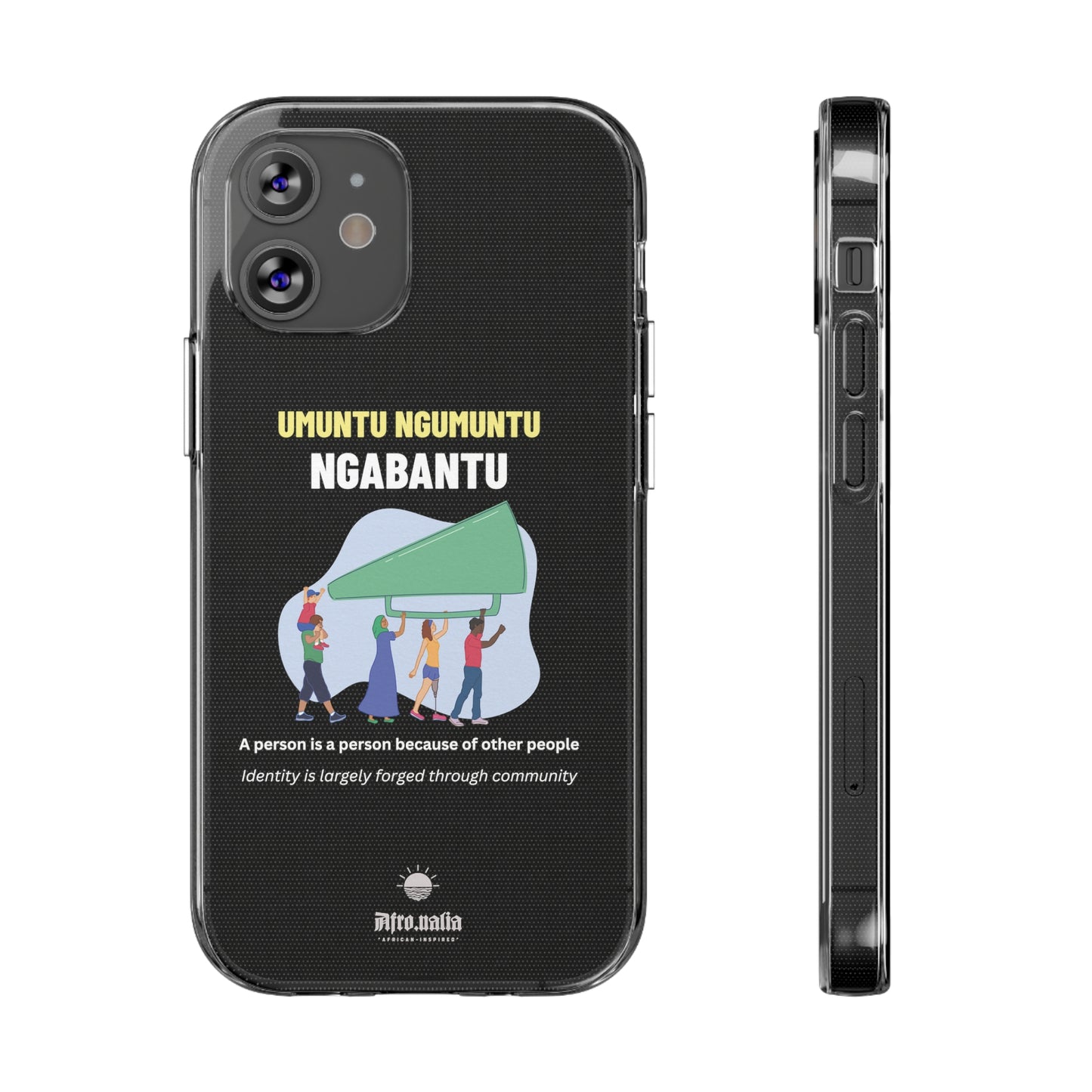 Umuntu Silicone iPhone Case