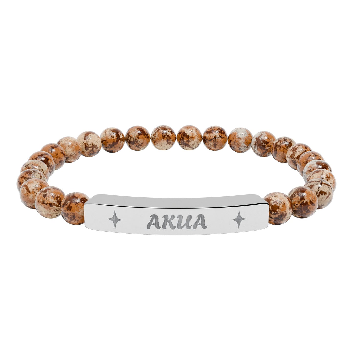 Akua Engraving Stretch Bar Bracelet