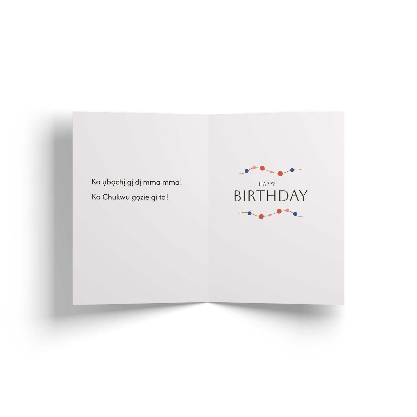 Añuri Ụbọchị Ọmụmụ Gị Birthday Card