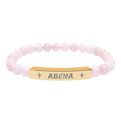 Abena Stretch Bar Bracelet (Engraving)