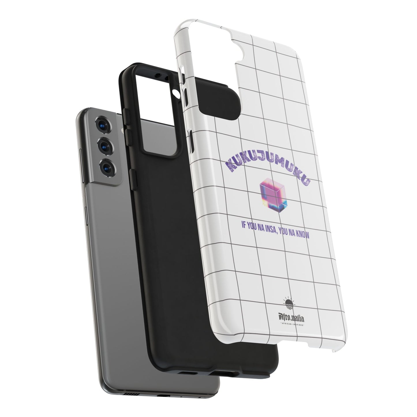 Kukujumuku Black Tough Phone Cases