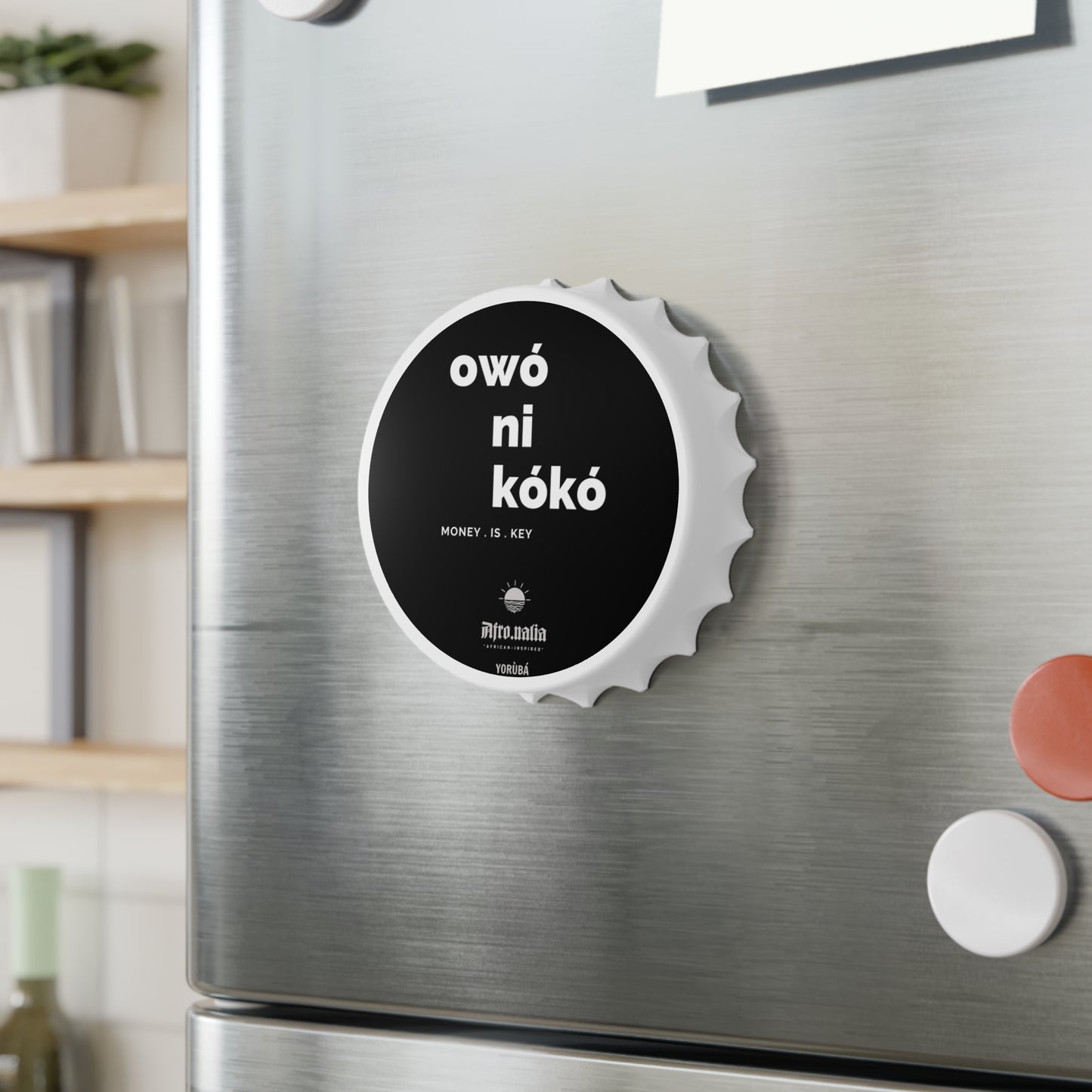 Owò Ni Kòkò Magnetic Bottle Opener