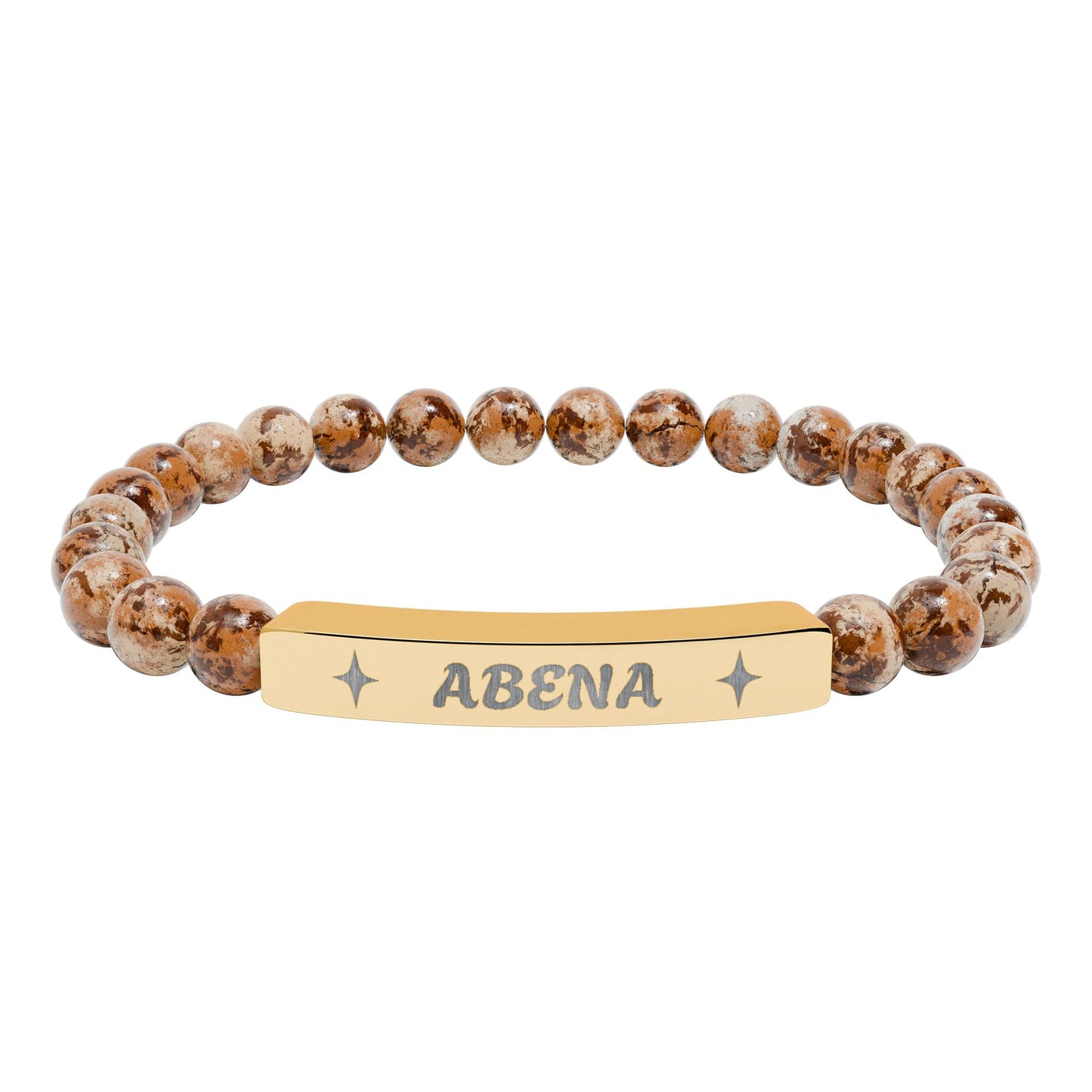Abena Stretch Bar Bracelet (Engraving)