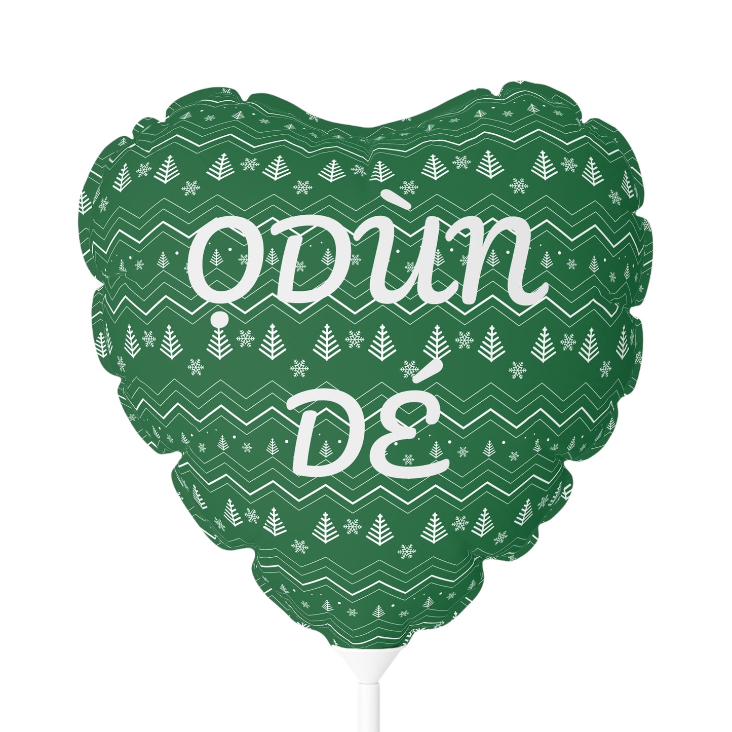 Ọdún Dé Christmas Mylar Balloon