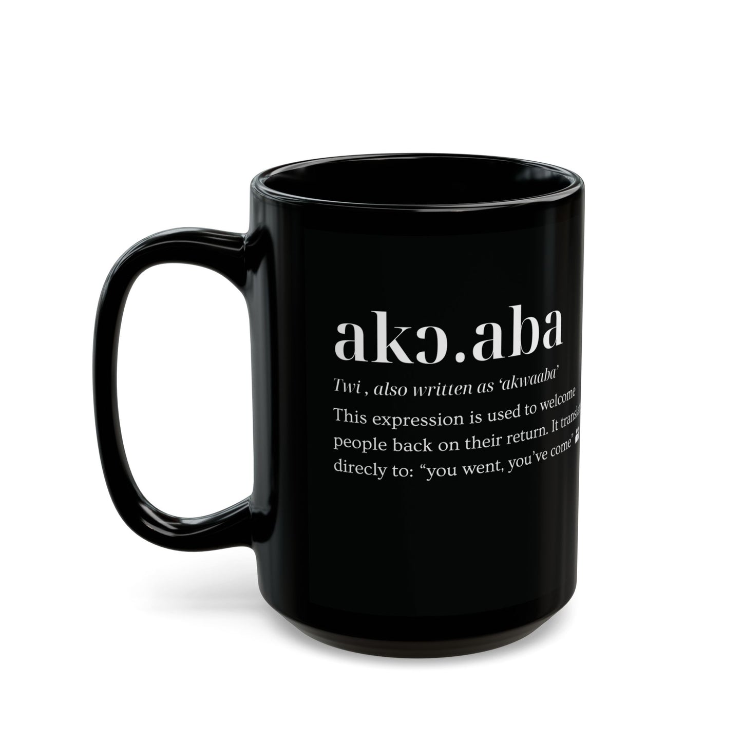 Black Akɔaba Mug